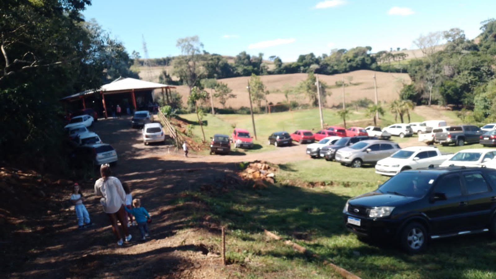 Área externa do Rancho das Águas
